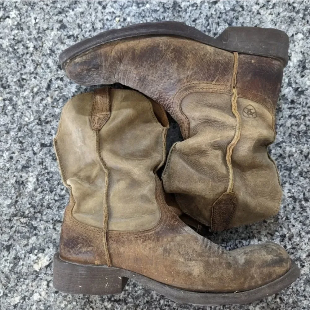 Ariat Rambler Men's Western Boots, Earth/Bomber Brown - Picture 3 of 8